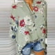 thumbnail image 1 of Puntoco Mujer Moda Elegante Floral Estampado de flores Jersey Botón Casual Parte inferior superior Puntoco Puntoco-1119, 1 of 6