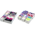 thumbnail image 3 of Simple Houseware Closet Underwear Organizer Drawer Divider 4 Set + 6 Set Drawer Divider Baskets Bins, 3 of 4