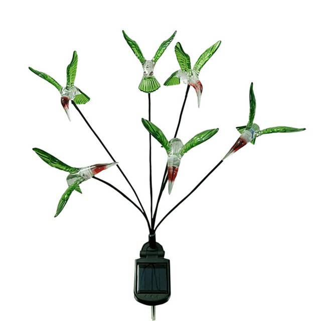 Lámpara Colibrí Hermosa lámpara de luciérnaga, luz decorativa con energía solar para exteriores (4 piezas) Ndcxsfigh Para estrenar