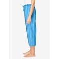 thumbnail image 3 of Dreams & Co. Plus Size Woven Sleep Capri Pant, 3 of 6