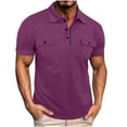 thumbnail image 1 of pstuiky camisetas de hombre, Suéter informal de moda para hombre, color liso, manga larga y cuello redondo. camisas casuales para hombre m, 1 of 6