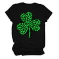 thumbnail image 6 of ICHUANYI Womens T-Shirt Stylish St.Patrick's Day Print Shirts Short Sleeve Crew Neck Tops Tees Cloth New Trending, 6 of 6