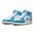 thumbnail image 3 of Little Kid's Jordan 1 Mid Aquatone/Celestial Gold-White (DQ8424 400) - 2, 3 of 5