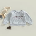 thumbnail image 2 of CNKOO Vêtements Chauds d'Hiver pour Bébé Garçon Fille Sweat à Col Rond Pull à Manches Longues Tenue d'Automne, 2 of 7