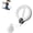 White, variant on Infinity Hoop for Arms & Shoulder, Twister Arm Trainer for Men Women, Smart Flabby Arm Exerciser with Digital Tracker, 1.21lbs Training Fitness Equipment