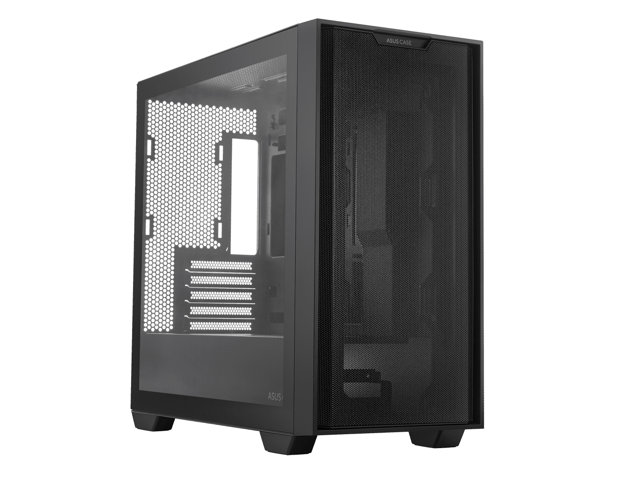 ASUS A21/BLK// Micro ATX Computer Case Steel / Plastic / Tempered Glass-Black