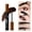 Warm Brown, variant on Dark Brown Peel Off Eyebrow Tint,Long-lasting Tattoo Eyebrow Gel Easy Peel Off,Waterproof Brow Stain Gel,For Fuller & Defined Looking Brows