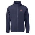 thumbnail image 2 of Men's Cutter & Buck  Navy Chicago Bears  Big & Tall Charter Eco Knit Recycled Full-Zip Jacket, 2 of 3