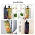 thumbnail image 6 of 2/1Pack Plastic Dispenser Bag Holder Polyester Grocery Bag Holder Foldable Breathable Washable Hanging Mesh Garbage Bag Organizer for Kitchen Plastic Bag Storage, 6 of 8