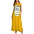 thumbnail image 3 of Mustard Hallowe023 Costume Matching Family Group Couple Mayo Ketchup Long Dress Bridesmaid dress woman Dress, 3 of 7