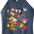 thumbnail image 3 of Disney - Standard Sports - Live to Skate - Juniors High Neck Tank Top, 3 of 5