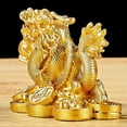 thumbnail image 3 of SIHUA 2024 Feng Shui Dragon Statue Good Luck New Year Dragon Sculpture for Home Office, 3 of 10