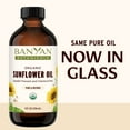 thumbnail image 3 of Banyan Botanicals Sunflower Oil – Pure & Organic Sunflower Seed oil for Skin, Body, Hair & More – Multiple Sizes – 8 oz – Expeller Pressed Non GMO Chemical Free, 3 of 7