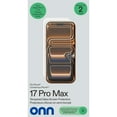 thumbnail image 4 of Onn 2-Pack Premium Scratch-and Impact-Absorbing Tempered Glass Screen Protectors for iPhone 17 Pro Max, 4 of 5