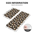 thumbnail image 2 of Yiaed Cat Skulls and Flowers Kitchen Rugs Sets of 2 Kitchen Mats Cushioned Anti Fatigue Kitchen Rug Tapetes Para Cocina for Sink,Laundry Room, 2 of 6