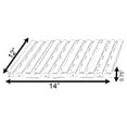 thumbnail image 5 of Black Garden Pathway Track Outdoor Flooring Waterproof Tile Anti-slip Pavers Floor Mat, 14" Long, 5 of 7