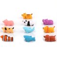thumbnail image 2 of Phone Charger Protector USB Cable Protector Animals, Premium Plastic for Enhanced Durability, Long-Lasting Protection, Prevents Fraying & Cable Damage (6pcs the first row), 2 of 40