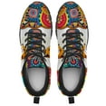 thumbnail image 5 of Customuart Mandala Fox Shoes Womens Running Shoes Orange Casual Sneakers Size 10, 5 of 5