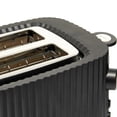 thumbnail image 2 of Alessi "Plissé" 6 Setting Designer Electric Toaster - Black, 2 of 6