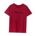 thumbnail image 4 of Camiseta básica para mujer, camiseta ligera y suave con cuello redondo, camisetas de verano para viajes, senderismo, uso diario XL, 4 of 8