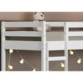 thumbnail image 2 of Themes and Rooms Twin Solid Wood Low Loft White, 2 of 5