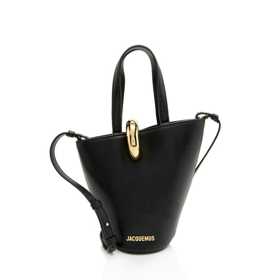 Pre-Owned Jacquemus Leather Le Petit Bambola Bucket Bag