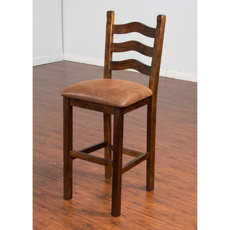 Sunny Designs Santa Fe 30 In Ladder Back Bar Stool