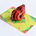 thumbnail image 2 of Coofit Valentines Day Greeting Card - 3D Rose Flower Heart Pop up Card Holiday Card, 2 of 5
