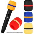 thumbnail image 2 of 5 Pack Thick Foam Mic Cover Handheld Microphone Windscreen Colorful Microphone Sponge Cover for Karaoke DJ Stage Performance, 2 of 7
