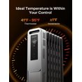 thumbnail image 3 of Pelonis 1500W Electric 3-Setting Oil Filled Radiator Heater, 3 of 9