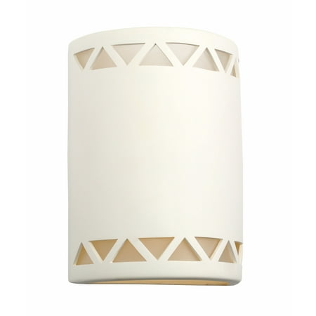 

Luxury Lighting Jaken 13 High Ceramic Outdoor Wall Light Paintable White Bisque LED Bulb Included