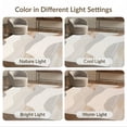 thumbnail image 7 of ODIKA Dining Table Minimalist Contemporary Waves Abstract Panel Wool Foldable Easy Care for Master Suite, California King, Under Bed, 7 of 7