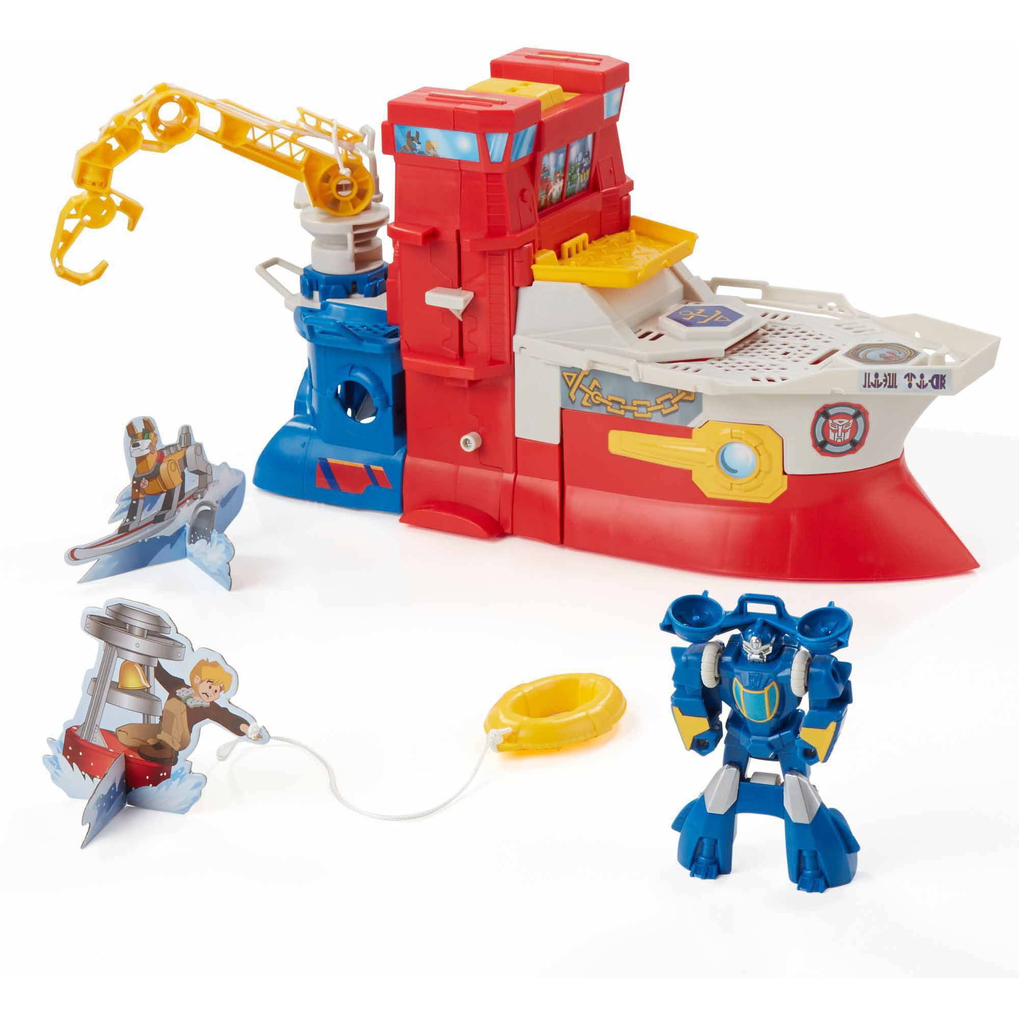 rescue bots boat toy