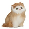 thumbnail image 1 of Estatua decorativa de gato peludo, linda simulación de gato de peluche, muñeca de gato, figura de gato peludo, características de vanguardia, 1 of 8