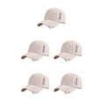 thumbnail image 1 of Thinsony Breathable Fabric Sweat-absorbing Cap With Rings For Comfortable Fit All Day Ring Baseball Cap Hat Wide Application Pink 5Set, 1 of 6