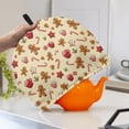 thumbnail image 3 of HELLHERO Teapot Dust Cover Keep Warm Lightweight, for Women, Gingerbread Christmas Mix, 3 of 8
