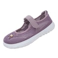 thumbnail image 3 of IEMIEMIEM Orthopedic Shoes for Women Arch Support Slip on Non Slip Work Shoes Lightweight Knitted Mesh Stretch House Shoes Soft 2026 New Orthopedic Shoes Purple 5.5 Wide, 3 of 5