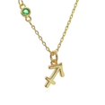 thumbnail image 1 of Collar con dije signo zodiaco Sagitario chapa de oro 18k, 1 of 4