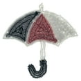 thumbnail image 2 of Umbrella with Multi-Colored Beaded Sequin Applique/Patch, 2 of 2