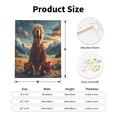 thumbnail image 2 of Sikiie Meditating Golden Retriever Print Canvas Decorative Hanging Painting, Anti-shrinkage Hanging Frame, Suitable for Home, Office Wall Decorations, 2 of 6
