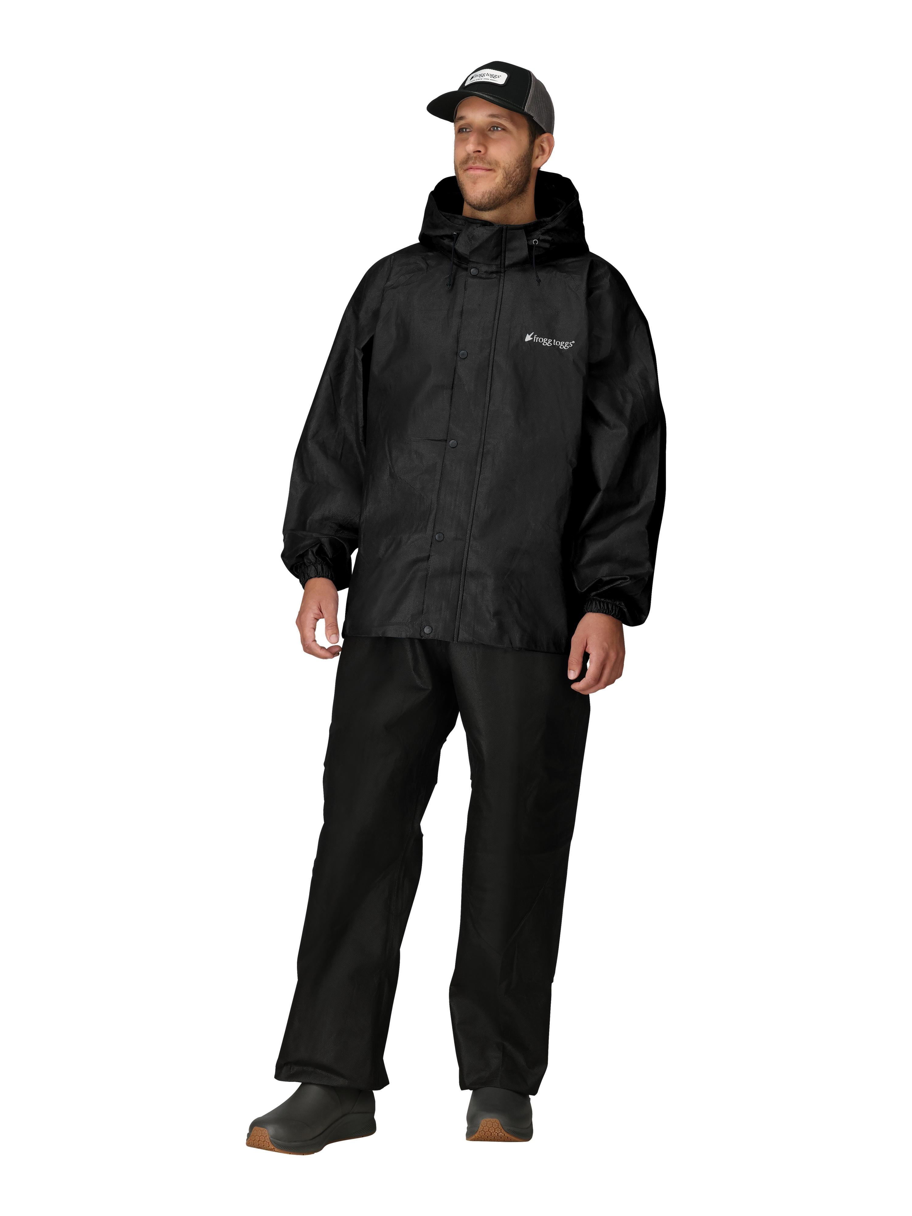 Frogg Toggs Classic All-Sport Rain Suit, Black (Men's)