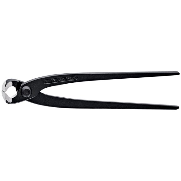 KNIPEX 99 00 220 Pinzas para armadores (Pinzas Rabitz o de trenzador) acabado pavonado 220 mm