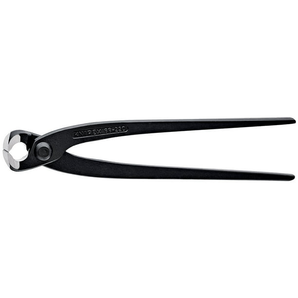 KNIPEX 99 00 220 Pinzas para armadores (Pinzas Rabitz o de trenzador) acabado pavonado 220 mm