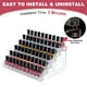 thumbnail image 3 of Esmalte de uñas acrílico transparente Organizer DTXIAQIAO de 4 niveles, 64 botellas, 3 of 6