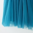 thumbnail image 5 of IBTOM CASTLE Toddler Baby Girl Princess Tutu Dress Tulle Bowknot Birthday Cake Smash Outfit Summer Wedding Dress for Photo Shoot 9-12 Months Blue, 5 of 6