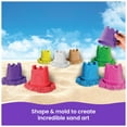thumbnail image 4 of Kinetic Sand, Castle Containers 10-Color Pack Colored Sand Toys, 4 of 10