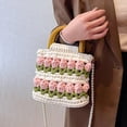 thumbnail image 6 of LinYooLi Women Drawstring Shoulder Bag Straw Weave Handbag Summer Beach Purse, 6 of 6