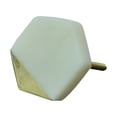 thumbnail image 4 of Perilla Home White Hexagon Marble Knob (Set of 6) Knob Pull And Push For Handles Cabinet Door Home Interior Decorative Knobs for Home Kitchen Cupboard Bedroom Dresser Wardrobe Drawer Pulls, 4 of 4