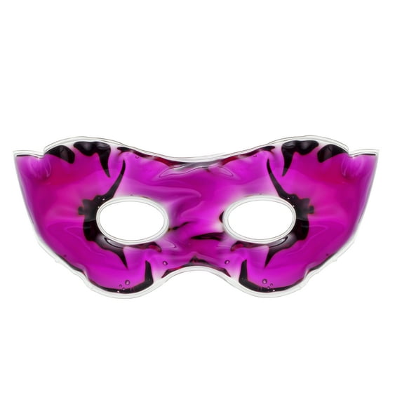 Eye See Professional Gel Eye Mask, Purple - Cold Under Eye Compress for Puffiness, Dark Circles, Clear Skin - Microwave Safe for Heat Therapy