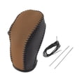 thumbnail image 1 of Cubierta de pomo de cambio antideslizante Unique Bargains para Buick Envision 15-20 Negro Marrón Cuero Sintético, 1 of 6